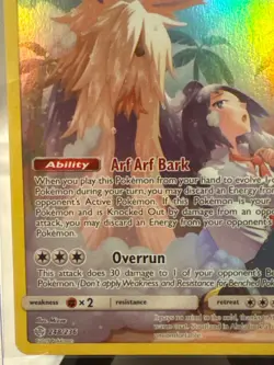 Stoutland Secret Rare Full Art Cosmic Eclipse 248/236 Pokemon Card NM - Image 5