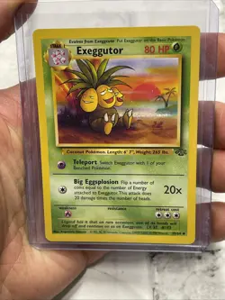 1999 Pokemon Jungle 35/64 Exeggutor Original WOTC Vintage Trading Card NM Vtg - Image 1