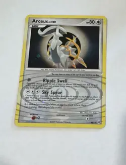 Arceus AR5 Platinum Holo Rare Card NM - Image 1