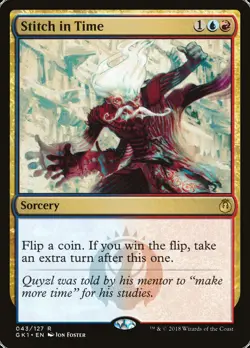 MTG Magic the Gathering Stitch in Time (43/157) Guild Kit GRN NM - Image 1