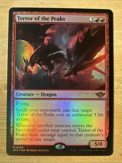 Terror of the Peaks FOIL [Outlaws of Thunder Junction] MTG 149 NM - Image 1