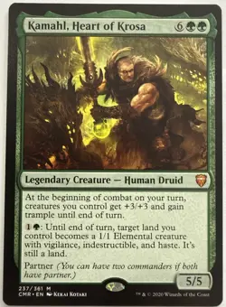 Kamahl, Heart of Krosa M Commander Legends 237 NM - Image 1