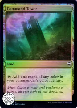 Command Tower - Foil - Commander Legends - (350) NM - Image 1