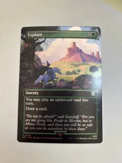 Explore (Borderless) Commander LOTR NM MTG FOIL🔥 - Image 1