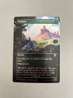 Explore (Borderless) Commander LOTR NM MTG FOIL🔥 - Image 2