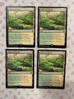 4x Playset Windswept Heath Khans of Tarkir (KTK) LP MTG Magic the Gathering - Image 1