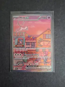 Pokemon TCG Mew EX 053 Holo Black Star Promo Scarlet & Violet 151 Nm - Image 1