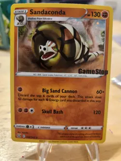 Sandaconda GameStop Stamped Holo Promo 082/163 Near Mint Pokemon TCG NM - Image 1