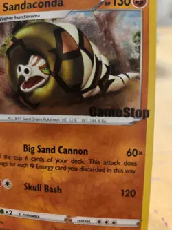 Sandaconda GameStop Stamped Holo Promo 082/163 Near Mint Pokemon TCG NM - Image 2