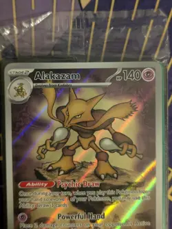 Pokemon TCG Alakazam 009 Black Star Promo SEALED - Image 3