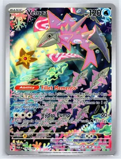 Pokemon TCG - SV04 Paradox Rift - Veluza Illustration Rare 192/182 - Image 1