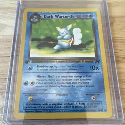 Pokemon TCG Dark Wartortle Team Rocket 1st Edition 46/82 uncommon - NM condition - Image 1
