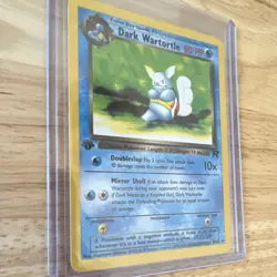 Pokemon TCG Dark Wartortle Team Rocket 1st Edition 46/82 uncommon - NM condition - Image 3