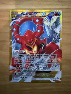 Pokemon Volcanion EX Full Art Secret Rare XY Steam Siege 115/114 Near Mint NM - Image 1