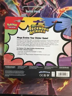 Pokemon TCG Mega Evolution: Ascended Heroes Tech Sticker - Charmander & Gastly - Image 3