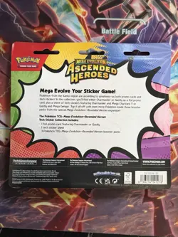 Pokemon TCG Mega Evolution: Ascended Heroes Tech Sticker - Charmander & Gastly - Image 5