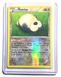 SNORLAX - 58/83 - XY GENERATIONS - Reverse Holo - Pokemon Card - NM - Image 1