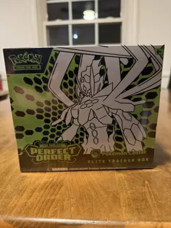Tear in Plastic Perfect Order Pokemon Center ETB Sealed Elite Trainer Box READ - Image 1