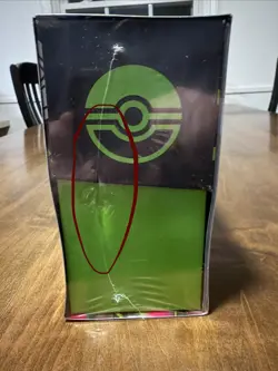 Tear in Plastic Perfect Order Pokemon Center ETB Sealed Elite Trainer Box READ - Image 5