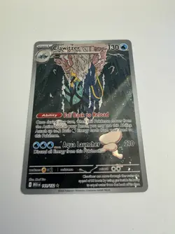 Pokemon Clawitzer 141/132 Me01: Mega Evolution Illustration Rare Holo 130 HP - Image 1