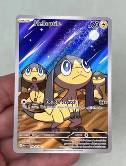 Helioptile 143/132 Pokemon Mega Evolution Illustration Rare Full Art PokeSwan - Image 1