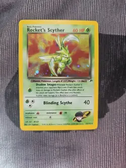 Rockets Scyther Holo Gym Heroes 13/132 LP Pokemon TCG - Image 1