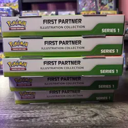 Pokemon First Partner Illustration Collection Series 1 Lot Of 5 - Image 2