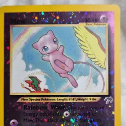 Pokemon Mew Southern Islands 1/18 Holo Vintage 2001 Basic 30 HP Nintendo - Image 2