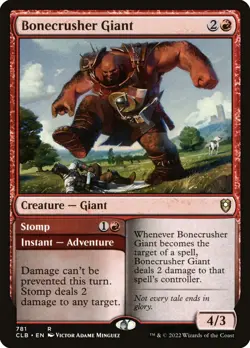 MTG Bonecrusher Giant (781/1080) Commander Legends Battle for Baldur's Gate LP - Image 1