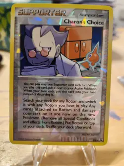 Charon's Choice RT6 Rising Rivals Rotom Collection Ultra Rare Holo Pokemon LP - Image 1