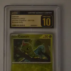 CGC 10 Pokemon Reverse Holo Lot – Caterpie Pristine 10 - Image 2