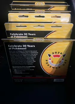 5x Pokemon Day 2026 CollectionBox Bundle 30th Anniversary Pikachu Promo Sealed - Image 3