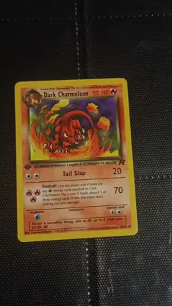 Pokemon TCG Charmander 50/82 & Dark Charmeleon 32/82 Team Rocket 1s Edition - Image 3