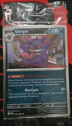 !!! Pokemon Gengar GameStop Exclusive Stamped Promo Sealed!!!Very Clean! - Image 1