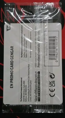 !!! Pokemon Gengar GameStop Exclusive Stamped Promo Sealed!!!Very Clean! - Image 2