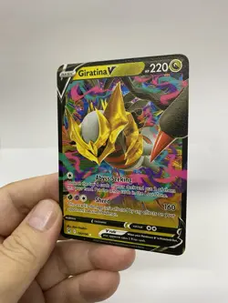 Giratina V Gold Metal Pokemon Card-Collectible Gift Display！Christmas aa - Image 3