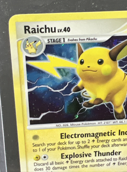 2007 Pokemon Raichu 15/123 Mysterious Treasures Holo Rare Diamond Pearl - Image 2