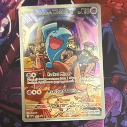 Pokemon Team Rocket's Wobbuffet 203 Sv: Scarlet & Violet Holo 110 HP - Image 1