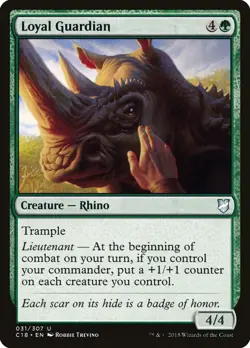MTG Magic the Gathering Loyal Guardian (31/358) Commander 2018 NM - Image 1