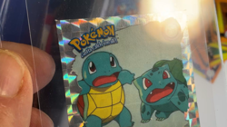 SQUIRTLE BULBASAUR 1999 POKEMON ARTBOX SERIES 1 Rare Silver Foil ANIME STICKER - Image 2
