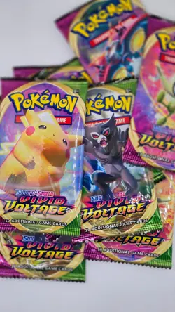 Pokemon Vivid Voltage Booster Pack Sword & Shield Factory Sealed random art - Image 1