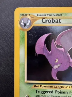 Pokemon Crobat Double Holo ERROR Neo Revelation 4/64 NM Holographic RARE - Image 3
