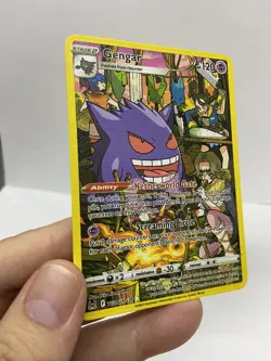 Gengar Gold Metal Pokemon Card-Collectible Gift Display！Christmas bb - Image 4