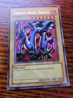 LP, Yu-Gi-Oh! TCG Serpent Night Dragon Spell Ruler SRL-103 Unlimited Secret Rare - Image 1