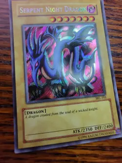 LP, Yu-Gi-Oh! TCG Serpent Night Dragon Spell Ruler SRL-103 Unlimited Secret Rare - Image 2