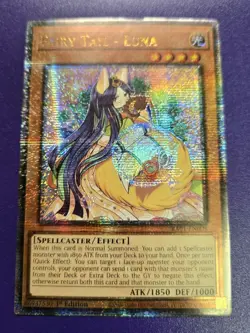 Fairy Tail - Luna Quarter Century Secret 1st RA01-EN009 NM Yugioh - Image 1