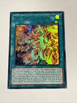The True Sun God [MP22-EN275] Ultra Rare Near Mint 1st Edition YuGiOh - Image 1
