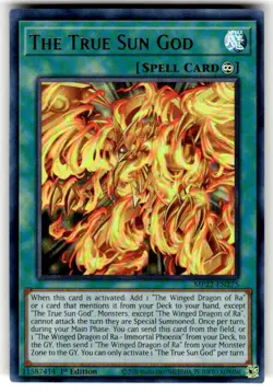 Yu-Gi-Oh! - The True Sun God - (MP22-EN275) 1st Edition, Ultra Rare, NM - Image 1