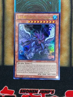 Yugioh True King Bahrastos, the Fathomer MP17-EN141 Ultra Rare 1st Ed LP - Image 1