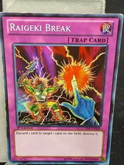 Yu-Gi-Oh! Raigeki Break LCYW-EN286 SR MP - Image 1